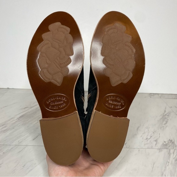 New! Kork Ease Riley Black Distressed Suede Bootie 6M - Picture 13 of 14